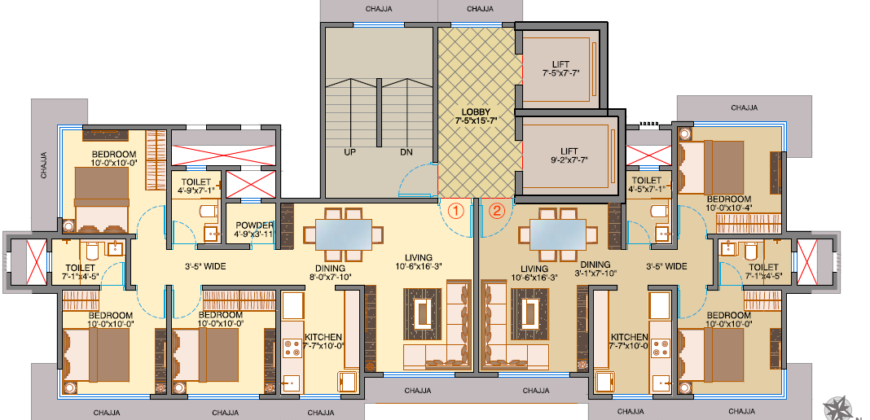 Dhoot Sky Residency – Malad West – 2bhk