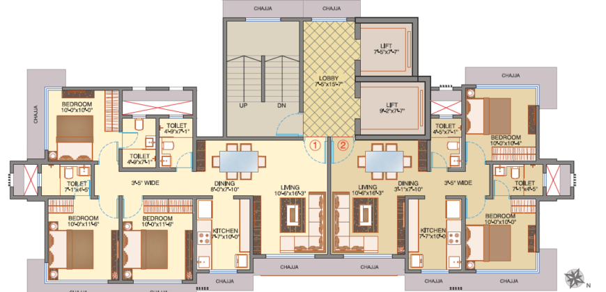 Dhoot Sky Residency – Malad West – 2bhk