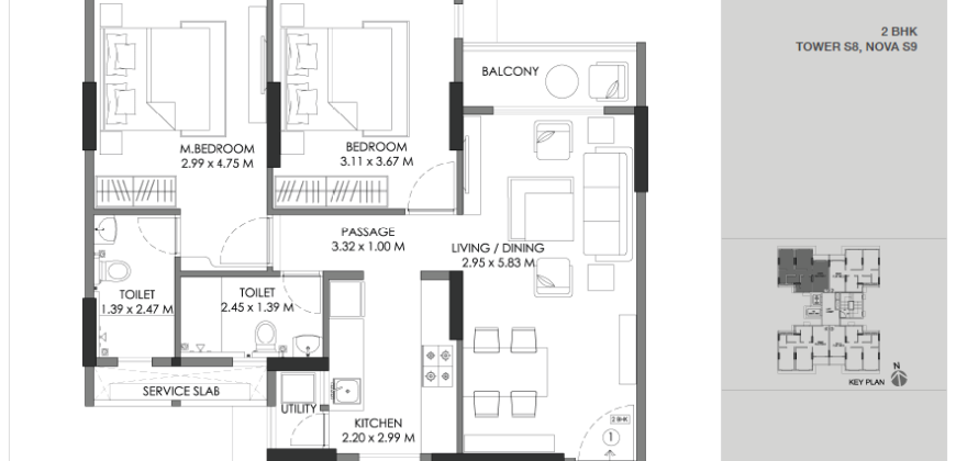 Chembur – Godrej Prime – 2.5BHK