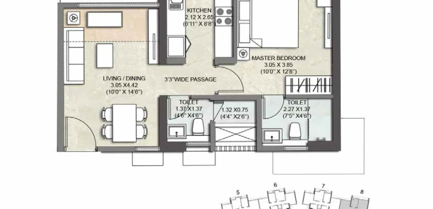 Thane – Immensa Adler – 1BHK