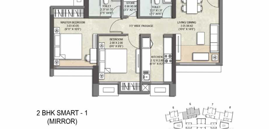 Thane – Immensa – Adler 2BHK