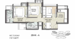 Thane – Sunrise Cypress – 2BHK