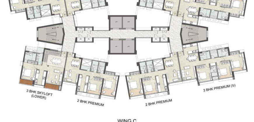 Thane – Immensa – Hazel 3BHK Skyloft