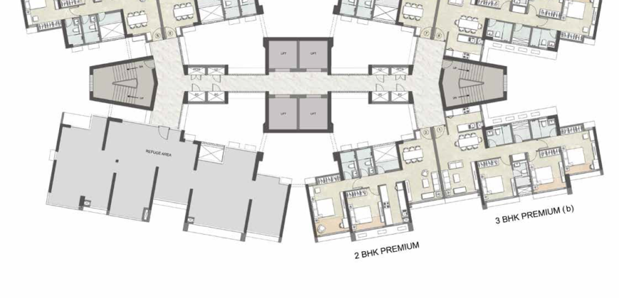 Thane – Immensa – Hazel 3BHK Skyloft