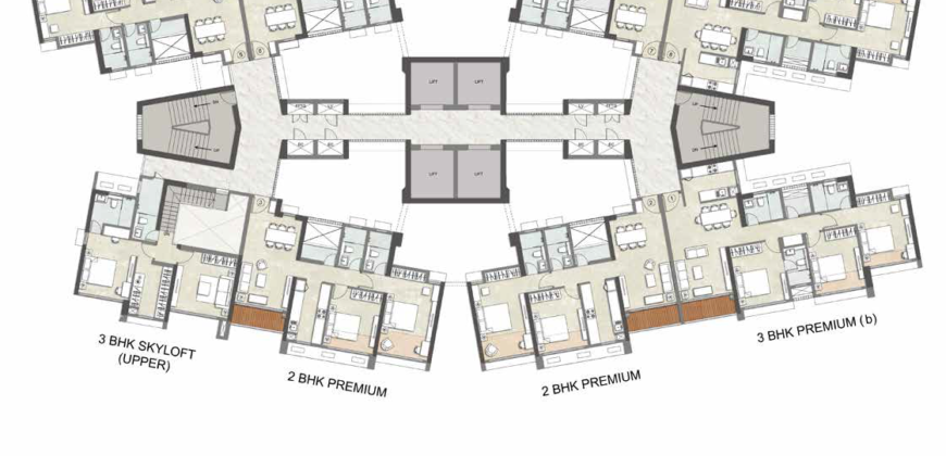 Thane – Immensa – Hazel 3BHK Skyloft