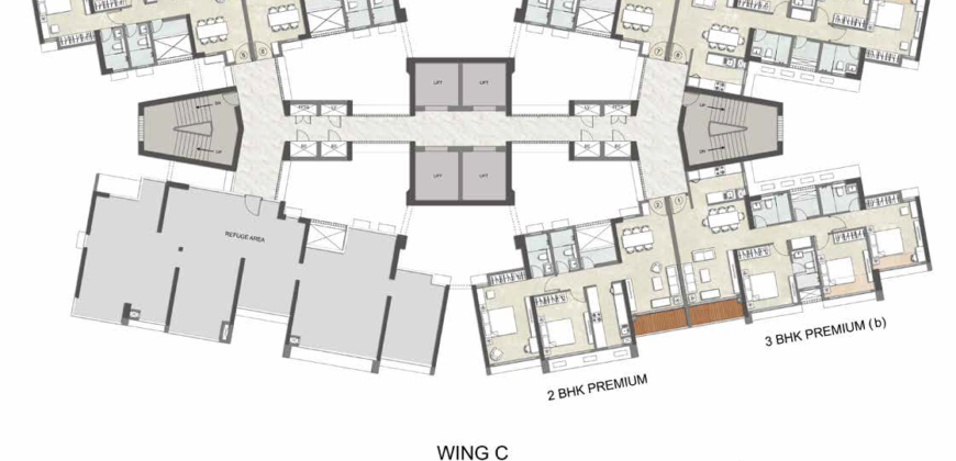 Thane – Immensa – Hazel 3BHK Skyloft