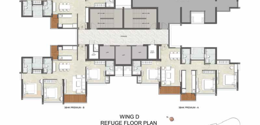 Thane – Sunrise Magnolia – 3BHK