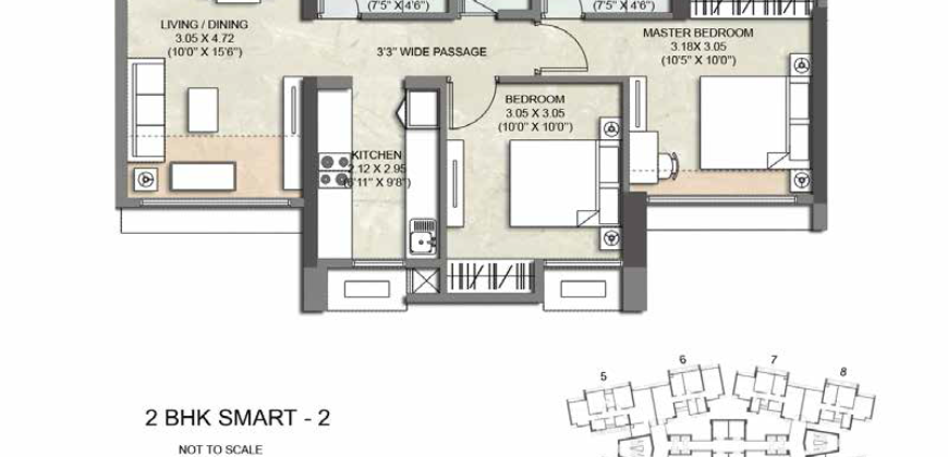 Thane – Immensa – Pine 2BHK