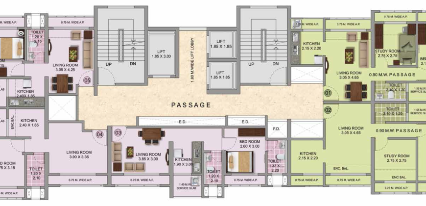 Thane – Puranik Grand Central – Tresora 1BHK