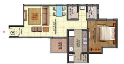 Lake Shore Greens 1BHK – 506SqFt – Lodha Palava