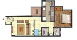 Lake Shore Greens 1BHK – 506SqFt – Lodha Palava