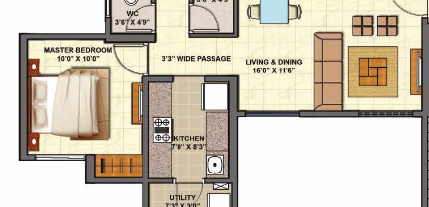 Aquaville Series 2BHK – Lodha Palava