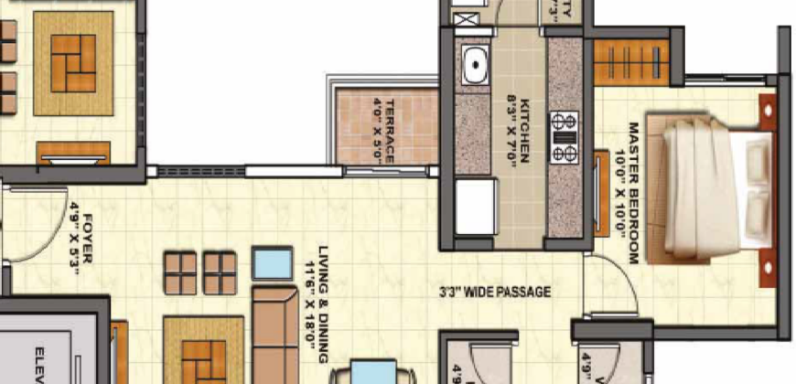 Aquaville Series 2BHK – Lodha Palava