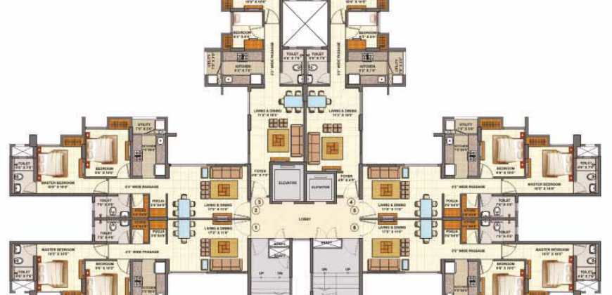 Centre Park 3BHK – Lodha Palava