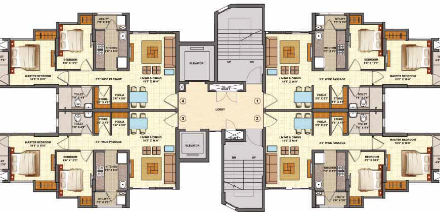 Centre Park 2BHK – Lodha Palava