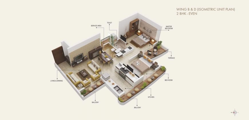 3bhk Sai Mannat – Kharghar 1300 Sqft