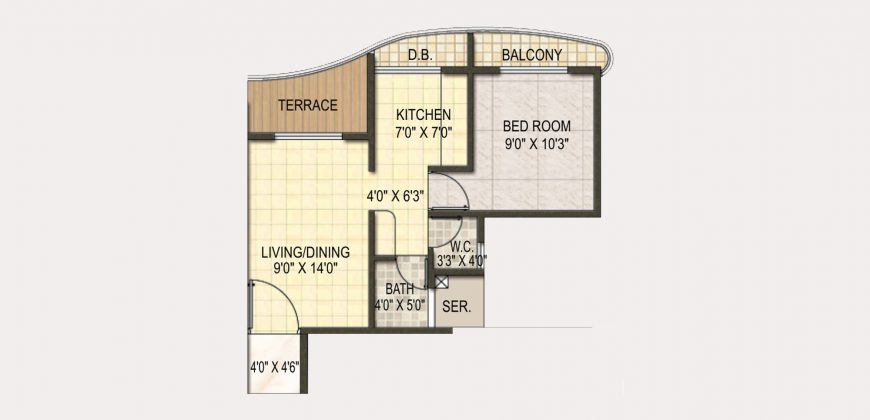 1bhk Sai Riverdale – Taloja