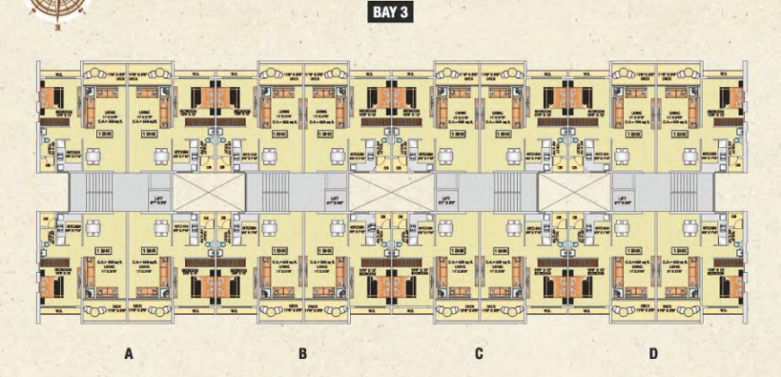 1BHK Paradiso Bay – 564 SqFt