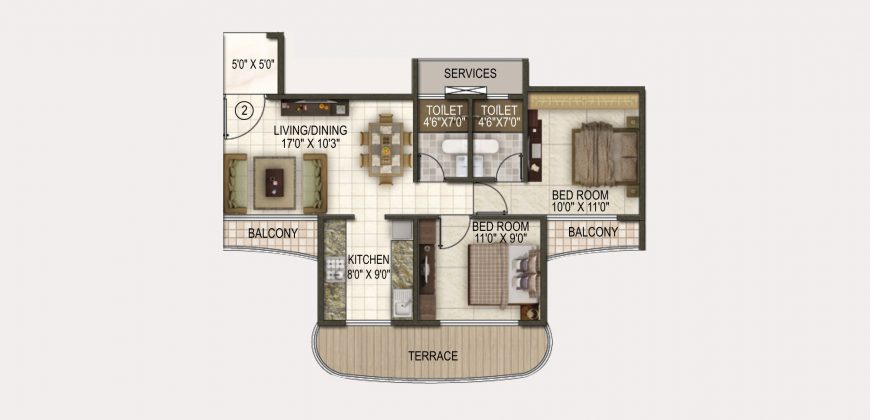 1bhk Sai Riverdale – Taloja