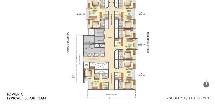 Lodha Crown Taloja 2bhk 470SqFt