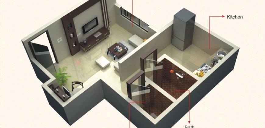 1BHK – Sai Height – Shelu