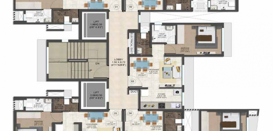 1bhk Srishti Elegance – Bhandup