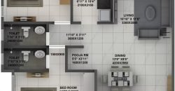 3bhk Terraform Dwarka – Ghatkopar – 1087 Sq-ft