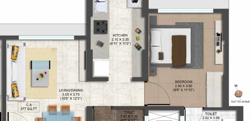 1bhk Srishti Elegance – Bhandup