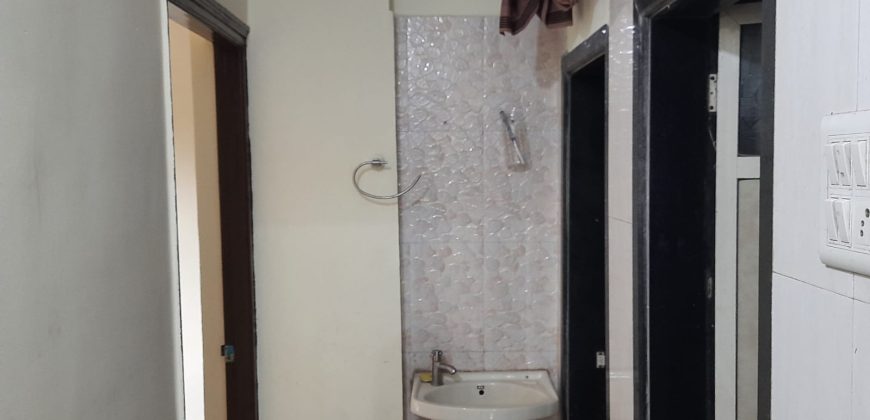 North facing 1 BHK flat with carpet area of 377 sqft having covered balcony and huge windows making it well ventilated.